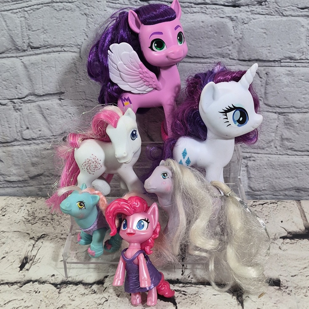 My Little Pony Figures Dolls Lot Pipp Petals Some Vtg - Star Swirl Tippy Toes